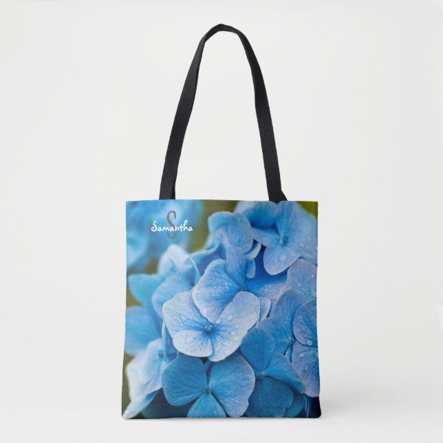 Blue Hydrangea Tote bag (Front)