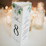 Blue Hydrangea Tri-Fold Wedding Menu Table Number<br><div class="desc">This menu serves a dual purpose, serving as both a table number and a menu display. Its versatile design allows you to easily highlight the table number while also providing ample space for both the dinner and drink menus. Once printed fold the page into three sections and secure the triangle...</div>