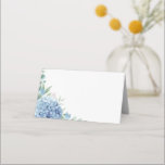 blue hydrangea watercolor place card<br><div class="desc">watercolor floral place card</div>