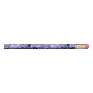 Blue Hydrangea with White Border Pencil