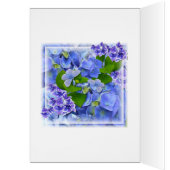 Blue Hydrangeas and Butterflies (Inside (Left))