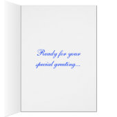 Blue Hydrangeas and Butterflies (Inside (Right))