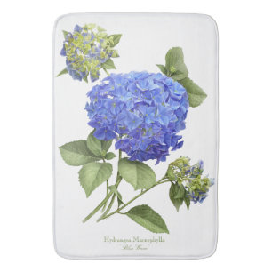 Blue Hydrangeas Bath Mat