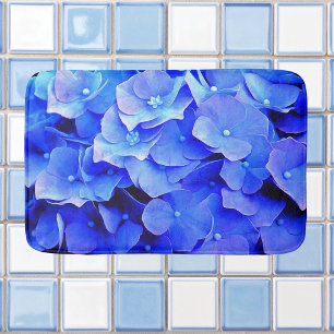 Blue Hydrangeas Bathmat