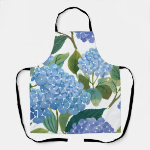 Blue Hydrangeas   Beautiful Floral Bush Apron