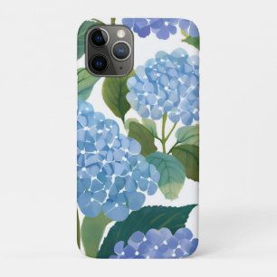 Blue Hydrangeas   Beautiful Floral Bush iPhone 11 Pro Case