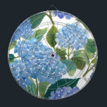 Blue Hydrangeas | Beautiful Floral Bush Dart Board<br><div class="desc">Blue Hydrangeas | Beautiful Floral Bush Dart Board</div>