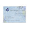 Blue Hydrangeas, Butterfly & Swirl Modern Floral