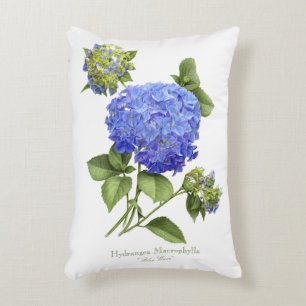 Blue Hydrangeas Decorative Pillow