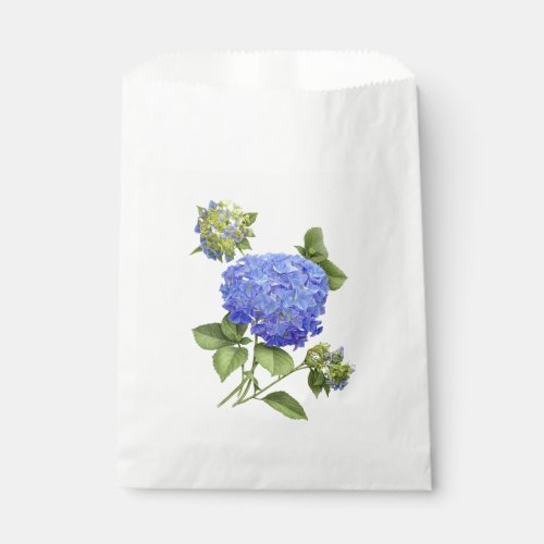 Blue Hydrangeas Favor Bag
