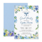 Blue Hydrangeas Floral Nursing School Graduation