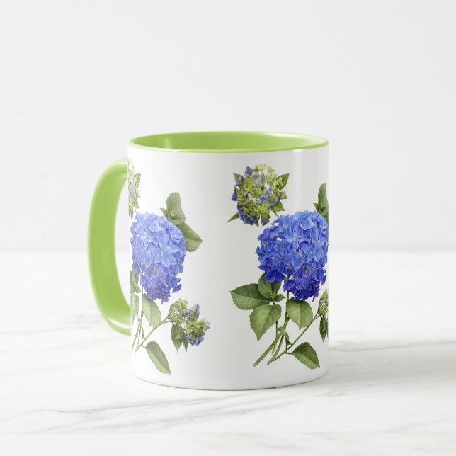Blue Hydrangeas Mug (Front Left)