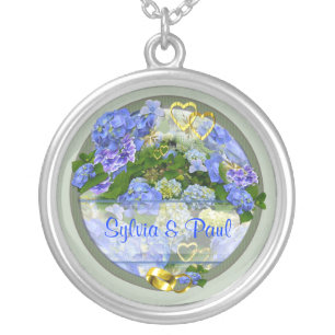 BLUE HYDRANGEAS ~ Necklace