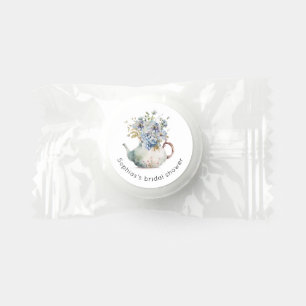 Blue Hydrangeas tea party bridal shower Life Saver® Mints
