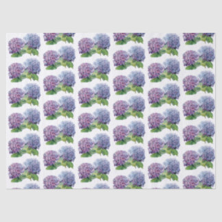 Blue Hydrangeas Tissue Paper