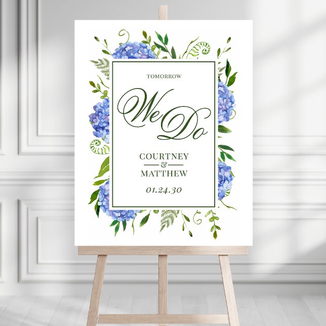 Blue Hydrangeas Tomorrow We Do Foam Board (Creator Uploaded)