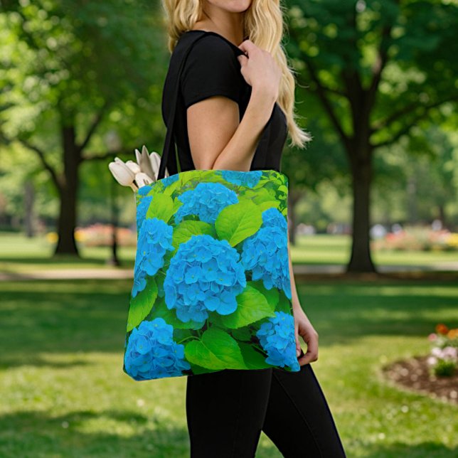 Blue Hydrangeas Tote Bag (Creator Uploaded)