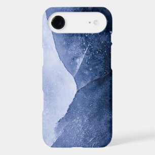 Blue Ice Abstract Art Photo iPhone 17 Air Case