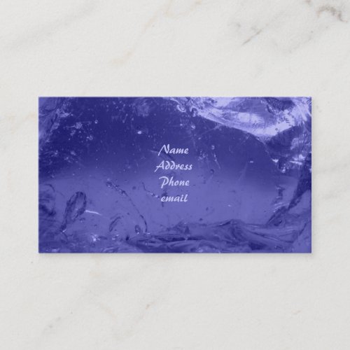 Blue Ice Business Card
