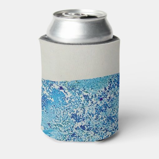 Blue Ice Can Cooler Zazzle