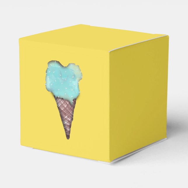 BLUE ICE-CREAM MINT ICE CREAM,BUBBLE GUM FAVOR BOXES (Back Side)
