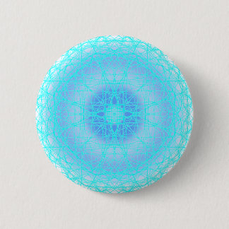 Blue Ice Cross Ball   Button