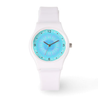 Blue Ice Cross Ball Snowflake  Watch