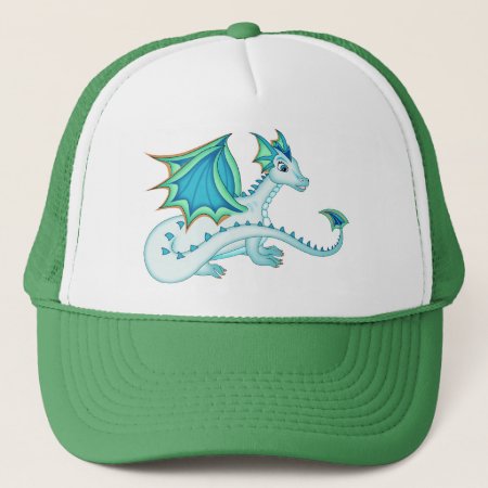 Blue Ice Dragon Hat