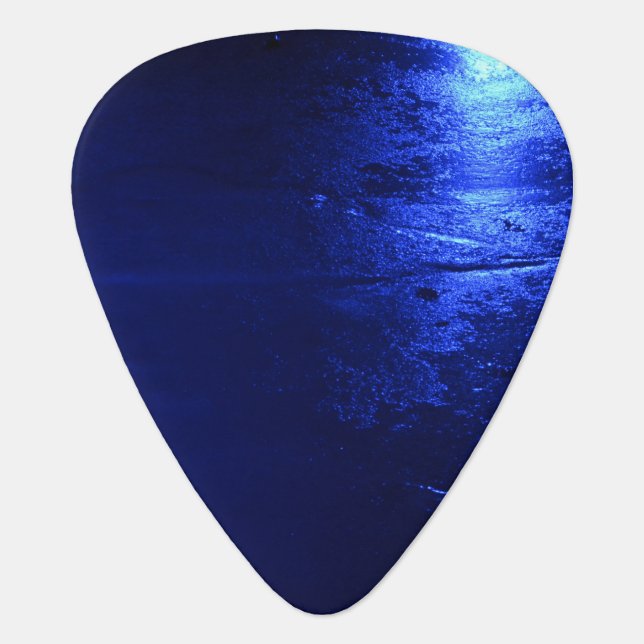 BLUE ICE GUITAR PICK (Front)