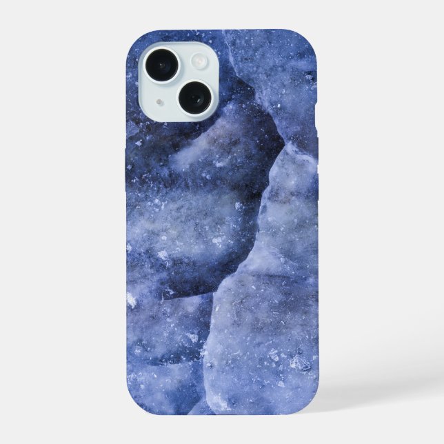 Blue Ice Iphone Case (Back)