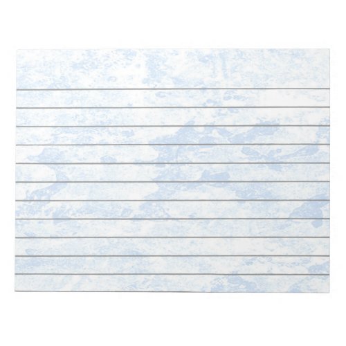 Blue Ice Lined Notepad