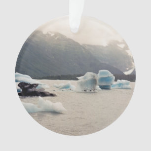 Blue Ice Ornament