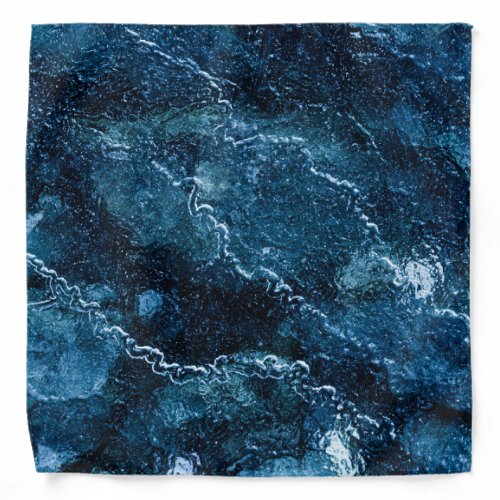 Blue Ice Photo Bandana