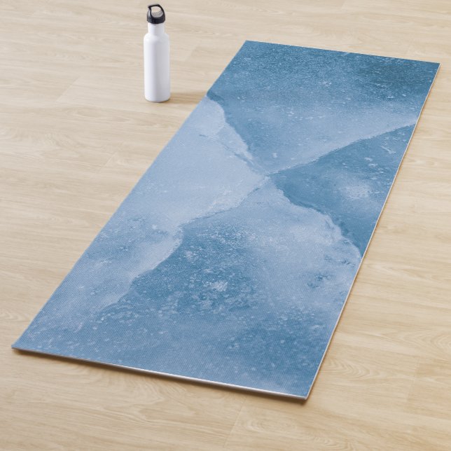 Blue Ice Photo Yoga Mat (In Situ)