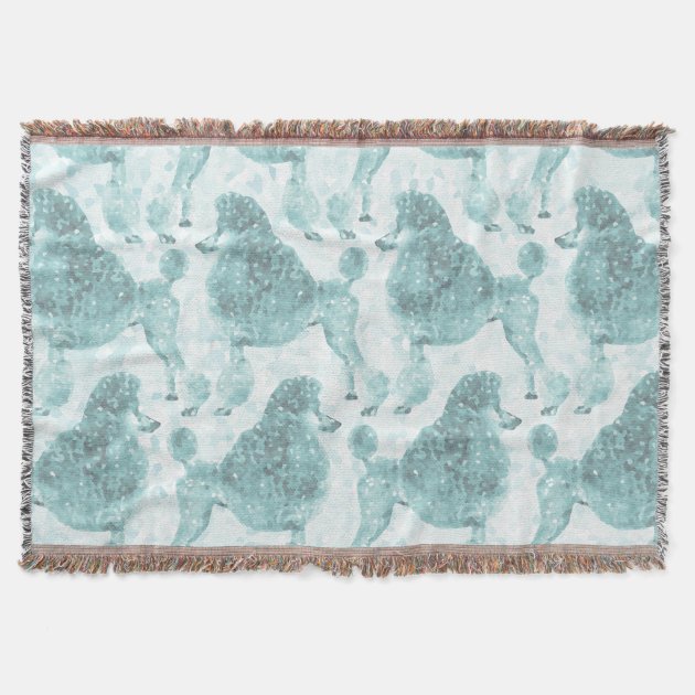 poodle throw blanket