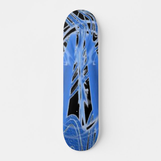 Blue Ice Skateboard (Front)