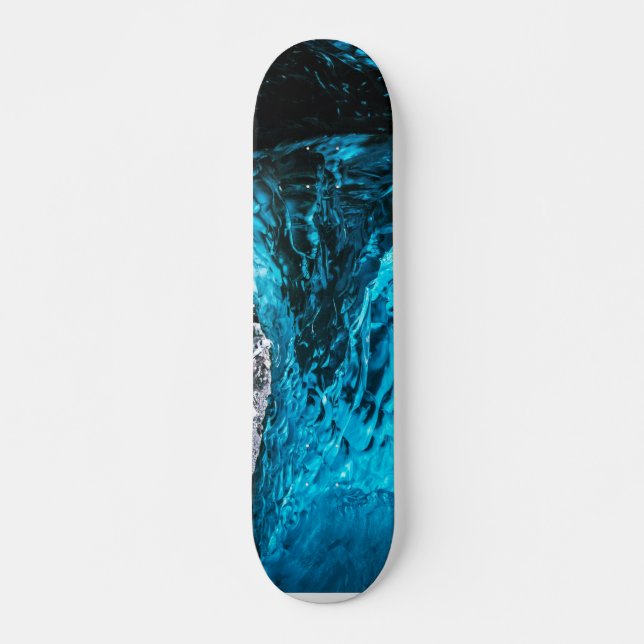 Blue Ice Skateboard Deck (Front)