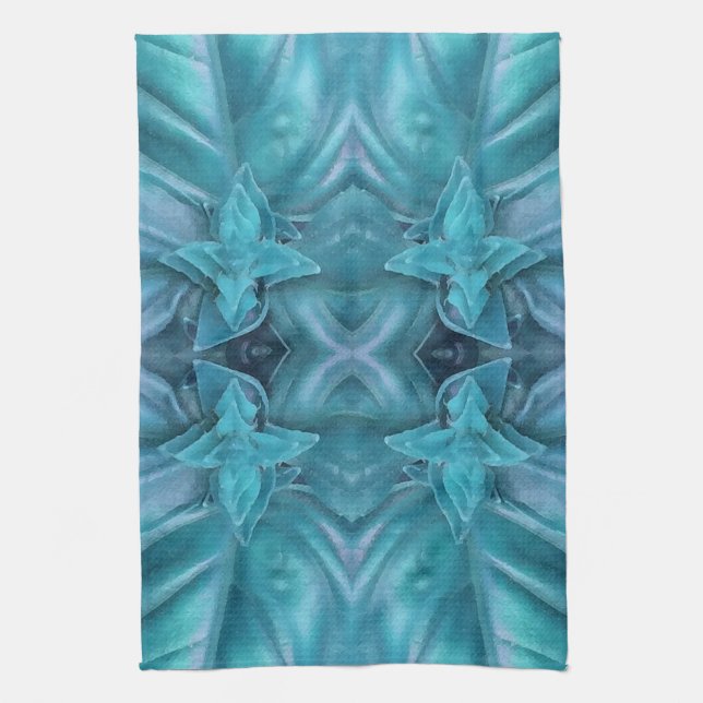 Blue Icing Abstract Towel (Vertical)