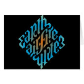 Blue Illuminati Elements Symbol (Front Horizontal)