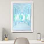 Blue Illusion MOM Wall Art Mother&#39;s Day 