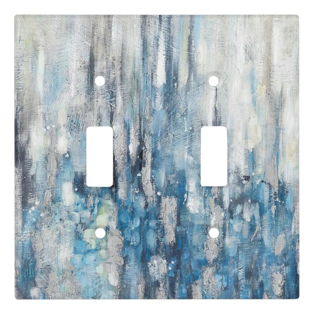 Blue Impression  Light Switch Cover (Front)