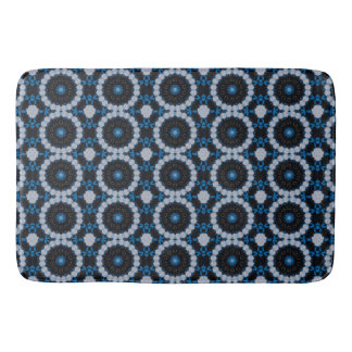 Blue in the morning and night bath mat