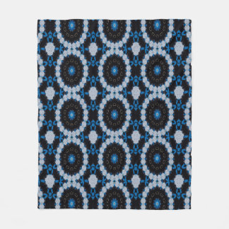 Blue in the morning and night fleece blanket