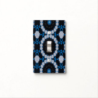 Blue in the morning and night light switch cover
