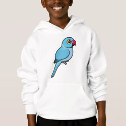 Blue Indian Ringneck Girls' American Apparel Fine Jersey T-Shirt