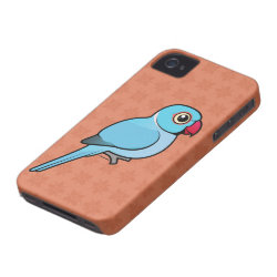 Blue Indian Ringneck Case-Mate iPhone 4 Barely There Universal Case