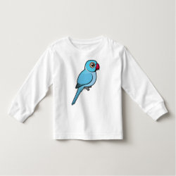 Blue Indian Ringneck Toddler Long Sleeve T-Shirt
