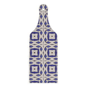 Blue Indigo Azulejo Portuguese Tiles Cutting Board