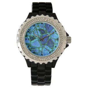 Blue Indigo Mosaic Watch