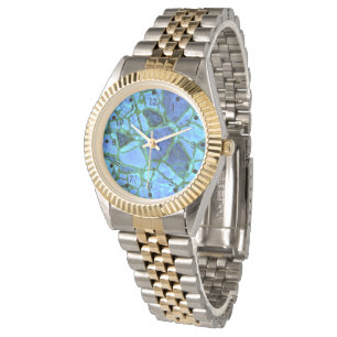 Blue Indigo Mosaic Watch